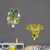 pack de pegatinas en vinilo dragon ball shenron dorado