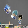 Pack de Pegatinas de Pared en Vinilo Dragon Ball Super Vegeta