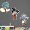 Pack de Pegatinas de Pared en Vinilo Dragon Ball Fases Goku