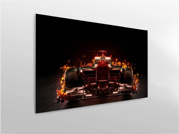 Cabecero Cama Coche Formula 1 Fuego