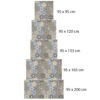 Alfombra PVC Hexágonos Multicolor