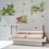 Vinilo para Pared Plantas Verdes