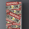 Vinilo Frigorífico Advertencia Zona de la Cerveza