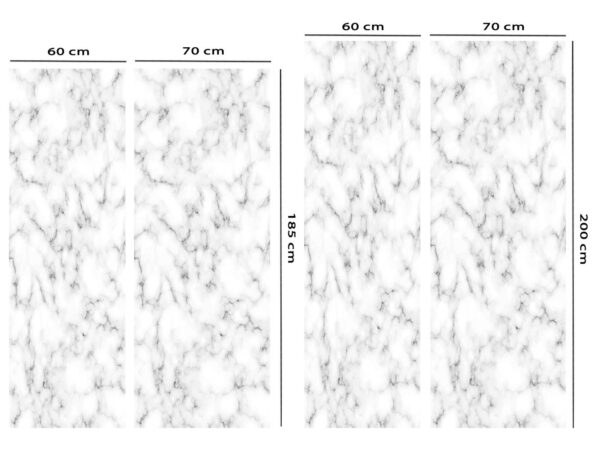 Vinilo Frigorífico Mármol Blanco
