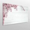 Cabecero Cama Madera Blanca Flores