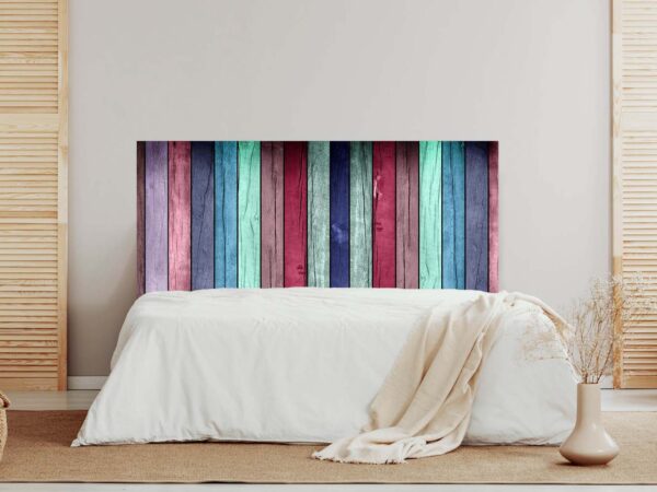 Cabecero Cama Madera Colores