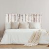 Cabecero Cama Madera Vieja Blanca