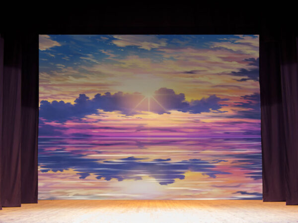 Fondo Fotográfico Escenario Atardecer Playa