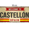 Matrícula Decorativa Castellón