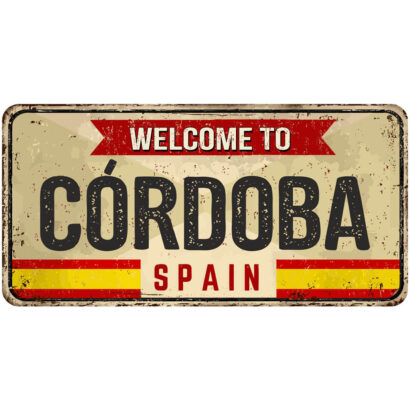 Matrícula Decorativa Córdoba