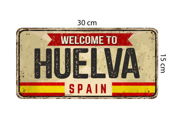 Matrícula Decorativa Huelva
