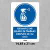 Señal Medidas de Higiene y Seguridad