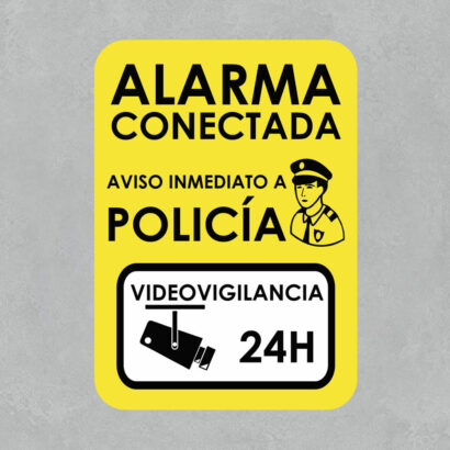 Señal Alarma Conectada Amarilla