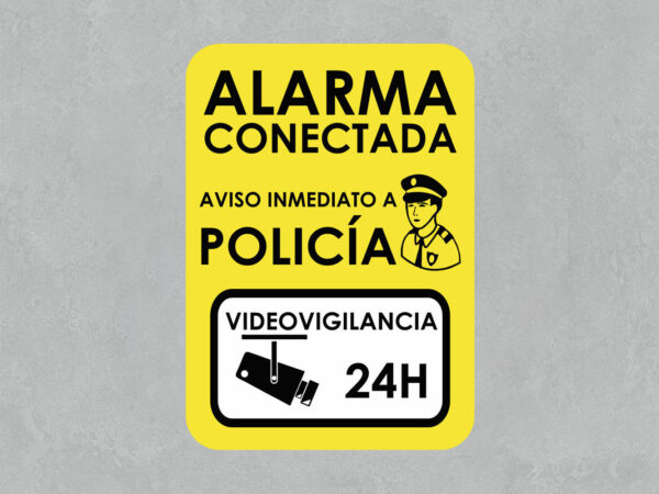 Señal Alarma Conectada Amarilla