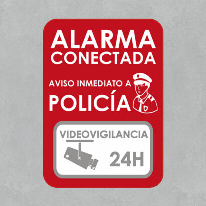 Señal Alarma Conectada Roja