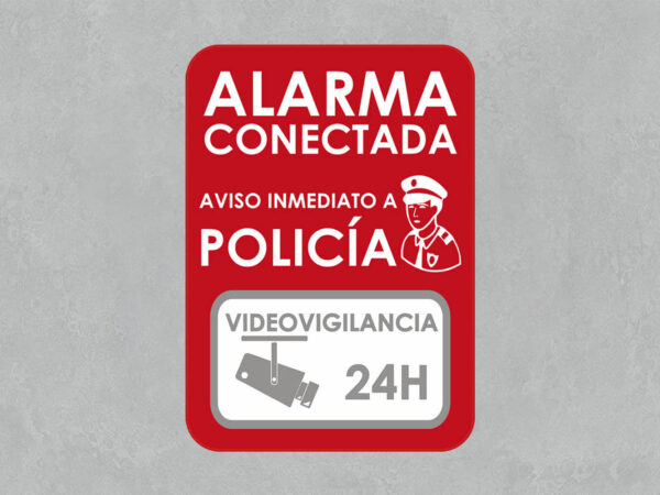 Señal Alarma Conectada Roja