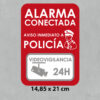 Señal Alarma Conectada Roja