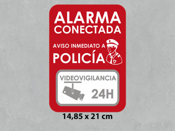 Señal Alarma Conectada Roja