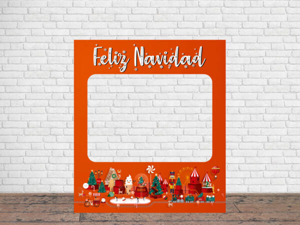 Photocall Feliz Navidad Rojo