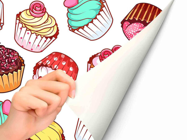 Vinilo Decorativo para Lavavajillas Cupcakes