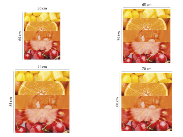 Vinilo Decorativo para Lavavajillas Collage Frutas