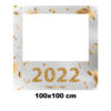 Photocall Happy New Year 2022 Blanco