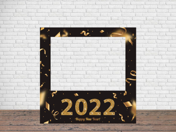 Photocall Happy New Year 2022 Negro