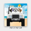 Photocall Jeep Blanco en Playa