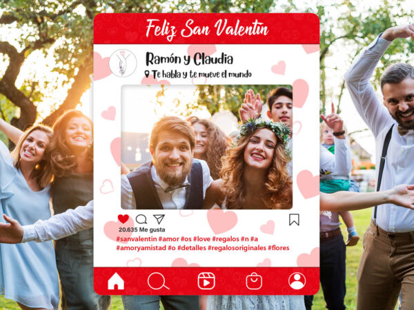 Photocall San Valentín Corazones + Carteles