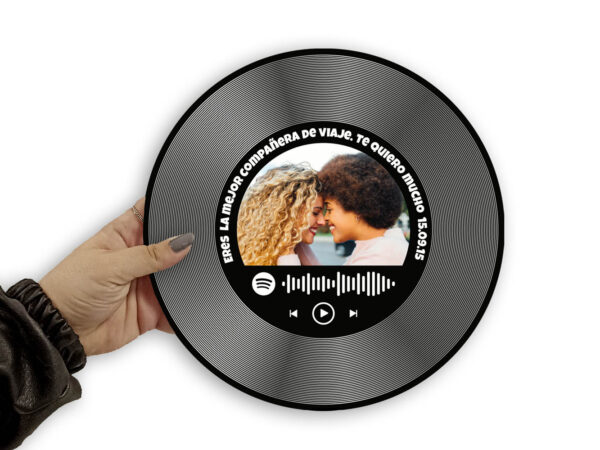 Disco Metacrilato Música Personalizado