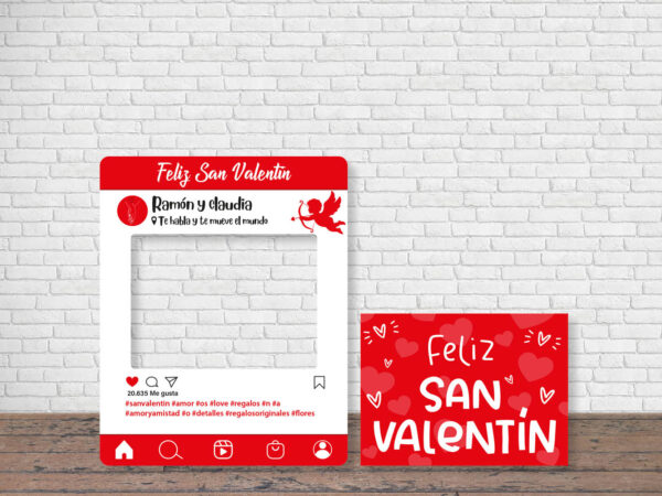 Photocall San Valentín + Carteles