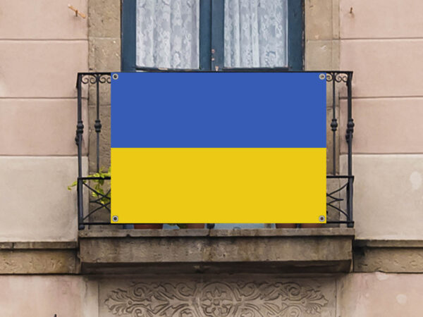 Bandera en Lona de Ucrania
