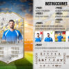 Carta de Fútbol Icono Personalizada