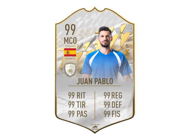 Carta de Fútbol Icono Personalizada