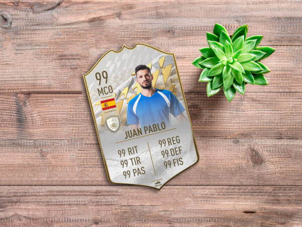 Carta de Fútbol Icono Personalizada