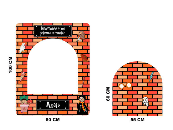Photocall Comunión Mágica + Cartel Personalizado