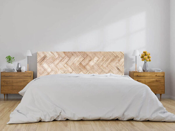 Cabecero Cama Zigzag Madera clara