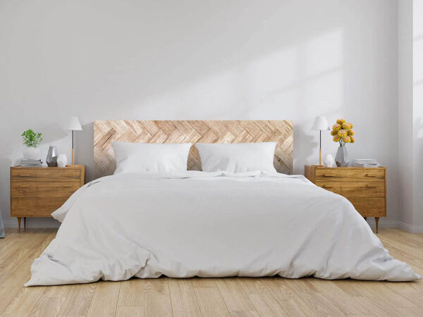 Cabecero Cama Zigzag Madera clara