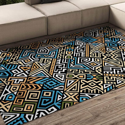 Alfombra antideslizante estilo mosaico para cocina MUL426