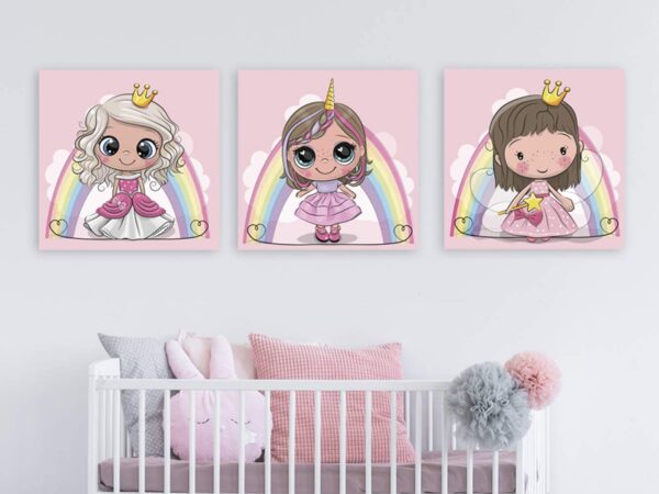 Pack Cuadros Infantiles Princesas