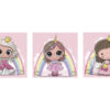 Pack Cuadros Infantiles Princesas