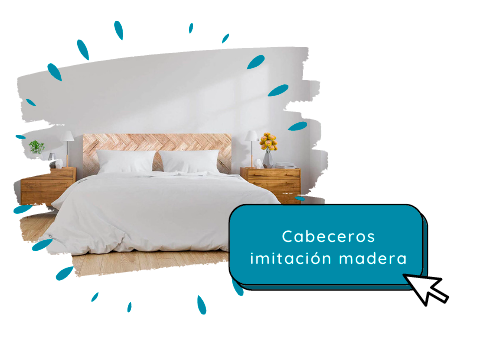 cabeceros de imitacion madera