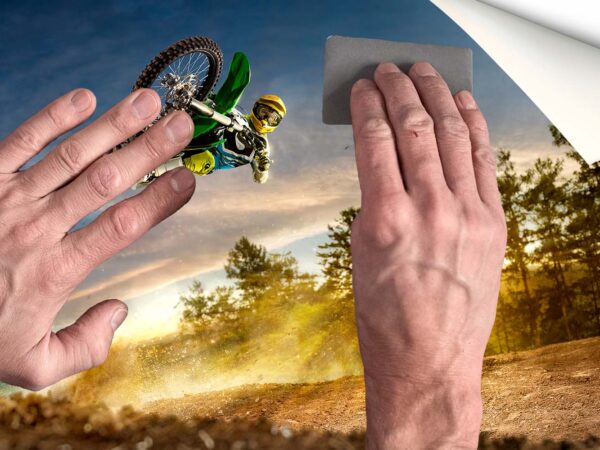 Fotomural Motocross Atardecer