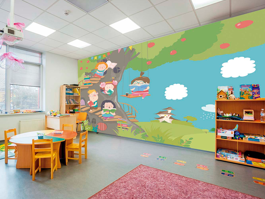 Decoración infantil para guarderías y ludotecas: vinilo infantil - Blog