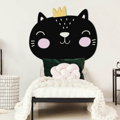 Cabecero Cama Infantil PVC Animales Gato