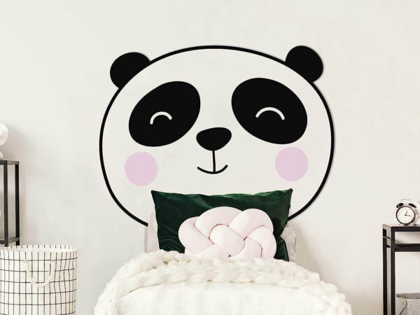 Cabecero Cama Infantil PVC Animales Panda