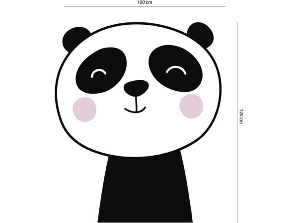 Cabecero Cama Infantil PVC Animales Panda