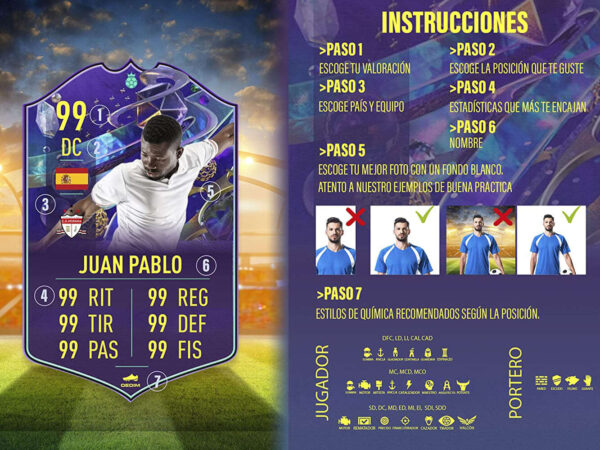 fut fantasy heroe instrucciones