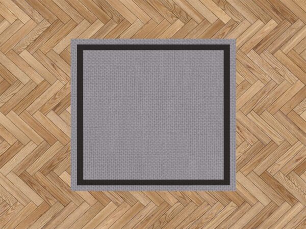 Alfombra Gris y Negro