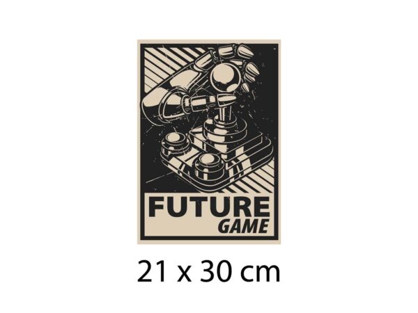 Matrícula Decorativa Future Game